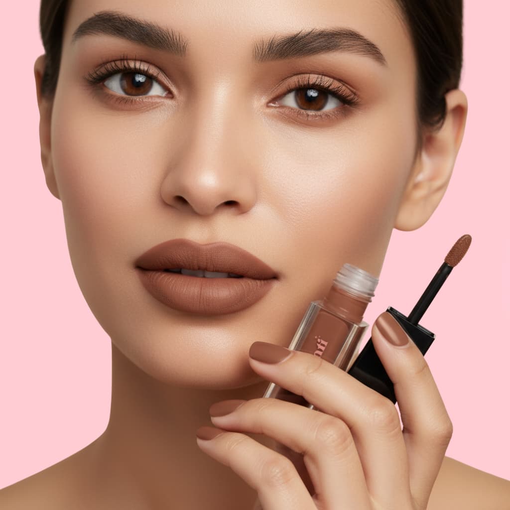 Velvet Matte Lip Gloss – Lucia | Vegan, Soft Matte Finish