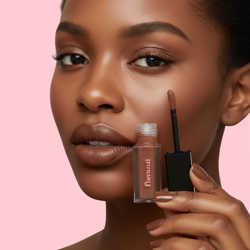 Velvet Matte Lip Gloss – Lucia | Vegan, Soft Matte Finish