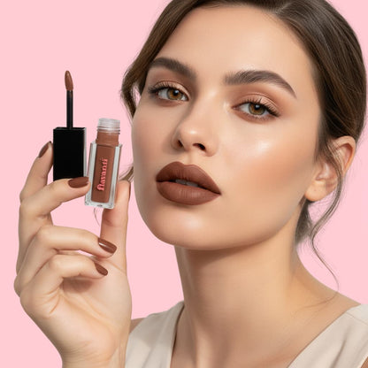 Velvet Matte Lip Gloss – Lucia | Vegan, Soft Matte Finish