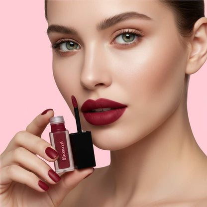 Velvet Matte Lip Gloss – Sianna | Vegan Bright Red Lip