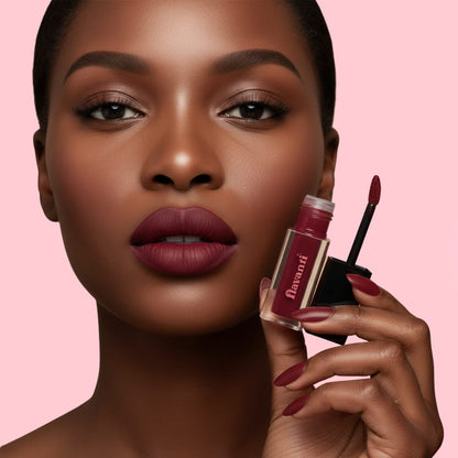 Velvet Matte Lip Gloss – Sianna | Vegan Bright Red Lip